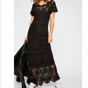 NWT Free People Fairytale Forest Crochet Dress✨🖤✨